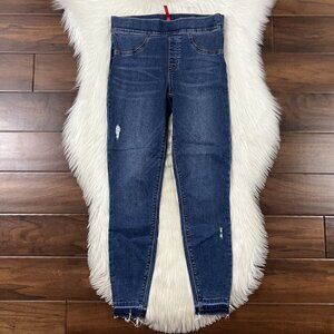 Spanx Women's Size‎ Small Distressed Medium Wash Ankle Skinny Jegging Jeans